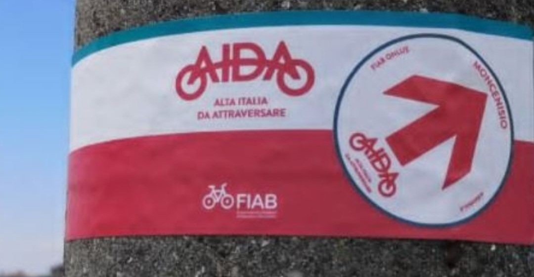 Segnaletica Ciclovia AIDA