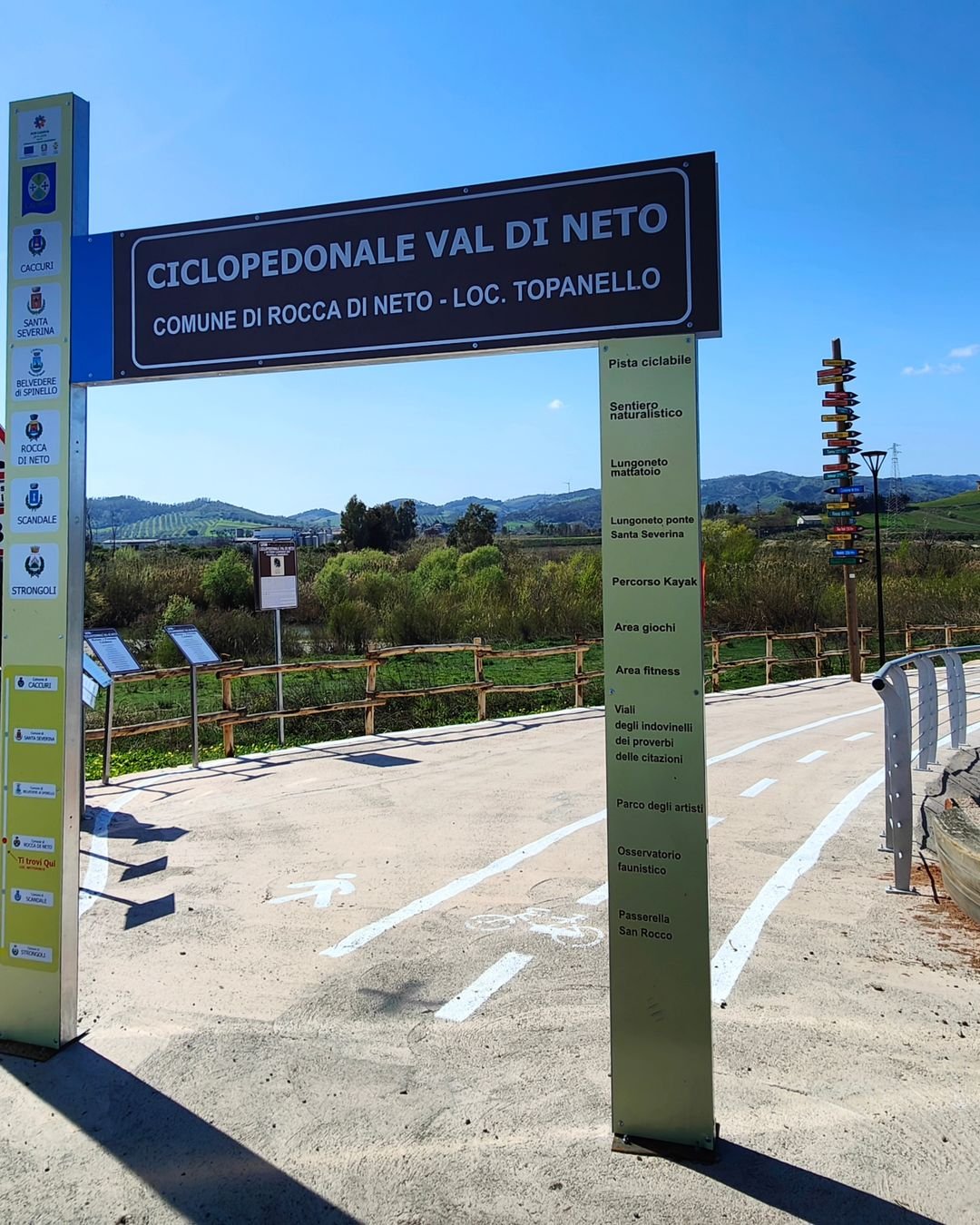 La Ciclopedonale della Val di Neto | LAVIA, image size:1080x1350