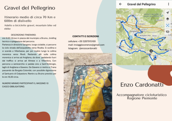 Gravel del Pellegrino | Itinerario gravel Torino | LAVIA
