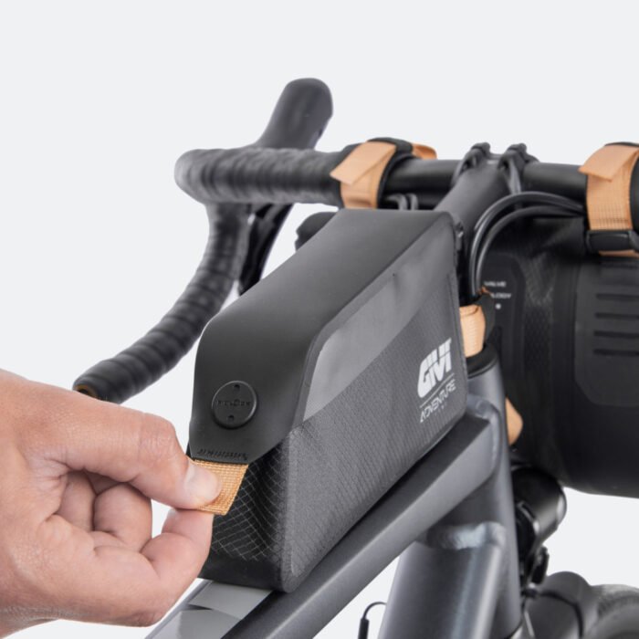 LAVIA | GIVI BIKE PICKER, borsa per tubo superiore termosaldata e impermeabile, ideale per bikepacking e cicloturismo